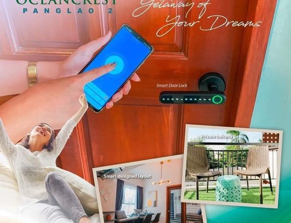 44 sqm 1-bedroom Residential Condominium walking distance to the beach