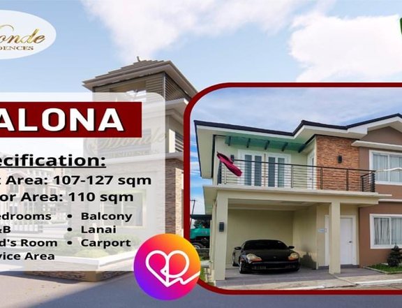 Monde Residence single attached House and lot in Dasmarinas Cavite