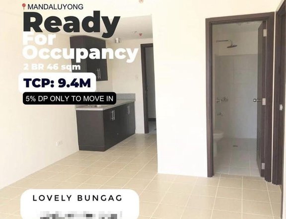 RFO Unit in Boni Mandaluyong 50.32sqm 2BR Unit For SALE 25K MONTHLY!