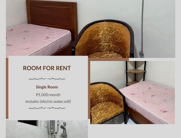 Room for rent with aircon