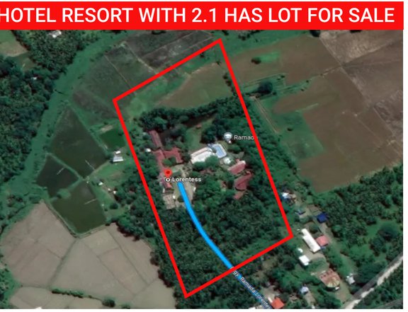 2.1 Hectares Lot including Hotel Resort for sale in Maria Aurora Baler