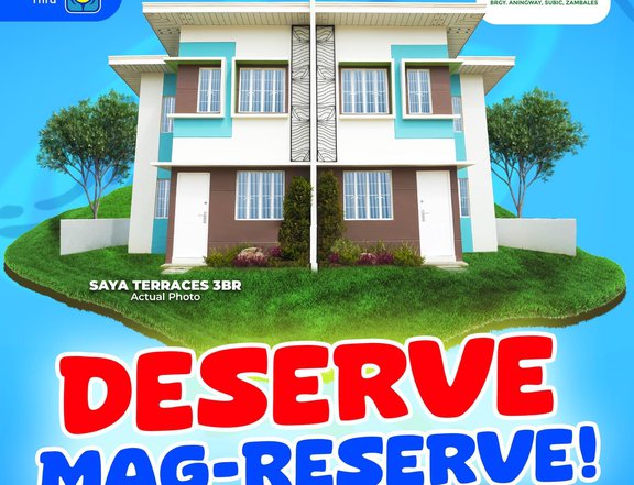 3-bedroom Duplex / Twin House Rent-to-own thru Pag-IBIG in Subic Zambales