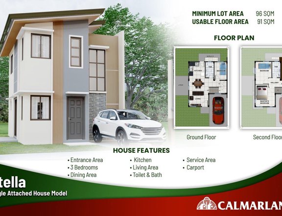 3 Bedroom single attached house non RFO. Locations: TML East Grove Lucena City opposite new CityHall