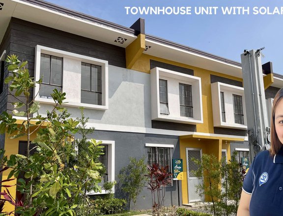 Townhouse with Solar Panel, Parking Space and Water Storage.