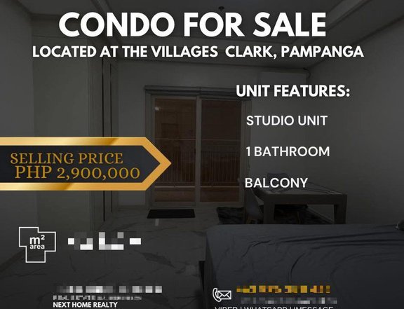 Clark Pampanga Golden Tree Condo Studio Unit For Sale (Building View)