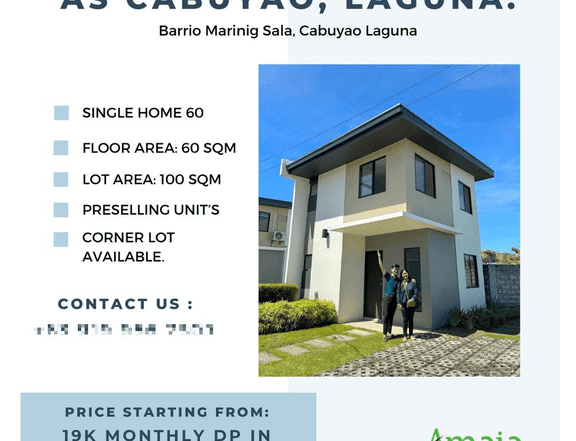 3 BEDROOMs SINGLE DETACHED HOUSE & LOT FOR SALE IN CABUYAO LAGUNA.