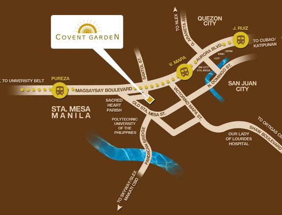 Near LRT-V.Mapa 48sqm Unit 25k Monthly with 5% PROMO DISCOUNT
