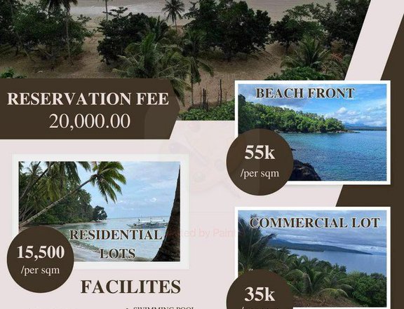Beachfront 500 Sqr. Meter to 1,500 Sqr. Meter Beach Property Sale in Aborlan, Palawan.