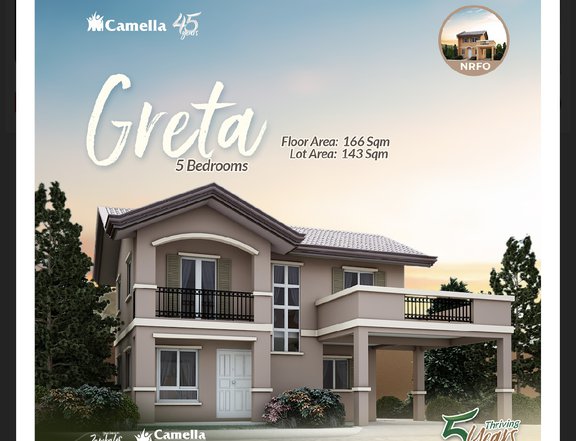 Camella Subic Greta Model 5-bedroom Single Detached House For Sale in Subic Zambales