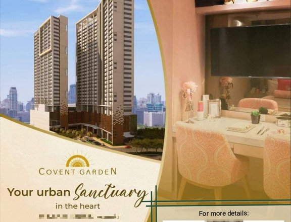 30K MONTHLY STUDIO CONDO NEAR PUP MANILA STA MESA RENT TO OWN RFO COVENT GARDEN