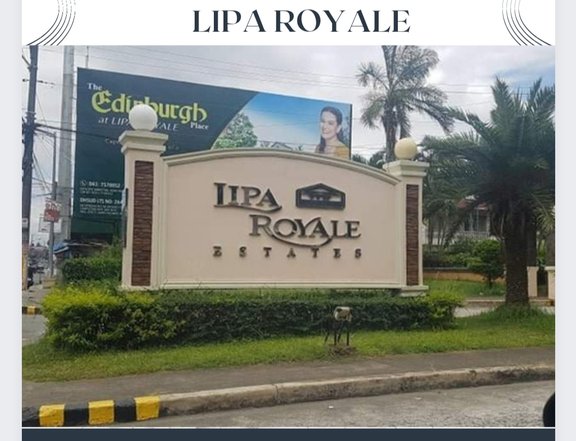 Residencial lots for sale in Lipa Royale from 120sqm to 210sqm