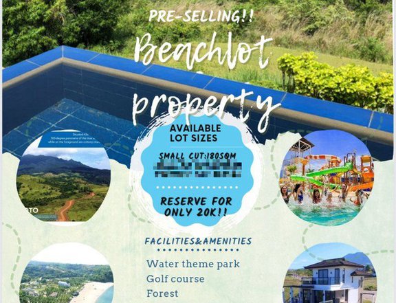 Beachlot property located at bagac Bataan with view from sea,mountain