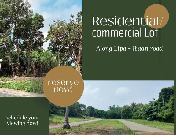 Residential and Commercial Lot for sale in Lipa, Batangas