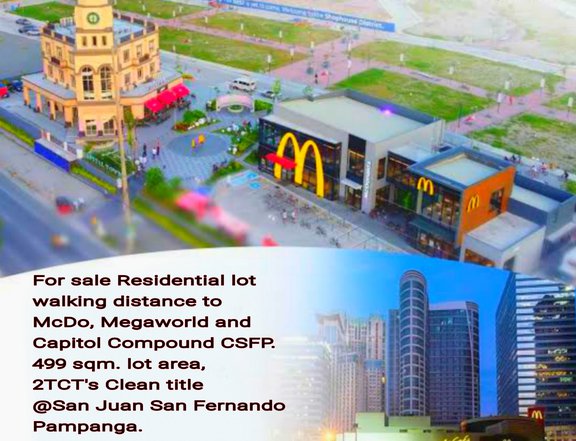 Residential lot @San Juan City of San Fernando Pampanga.