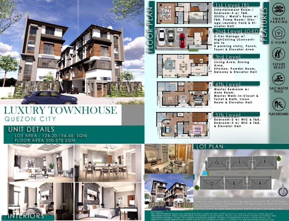 For Sale  5- Storey luxury Town house in Quezon City