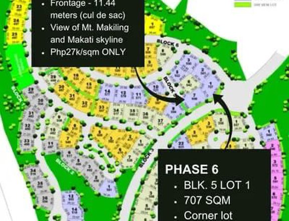 FOR SALE: Ayala Greenfield Estates Ph 6 Corner Lot