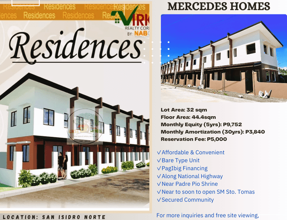 Affordable Property in Mercedes Homes