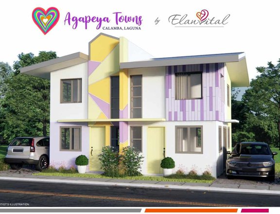 Pinakamurang 3-bedroom provision Duplex  House sa Calamba Laguna