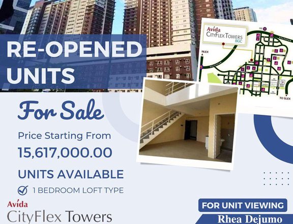 1BR Condo For Sale - Avida CityFlex Towers BGC