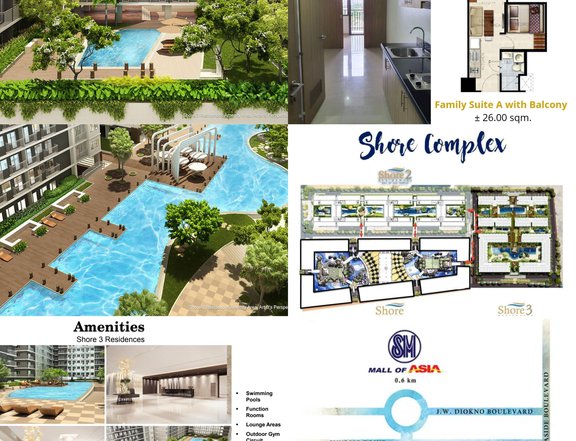 32.00 sqm 1-bedroom Condo For Sale Resort amenity