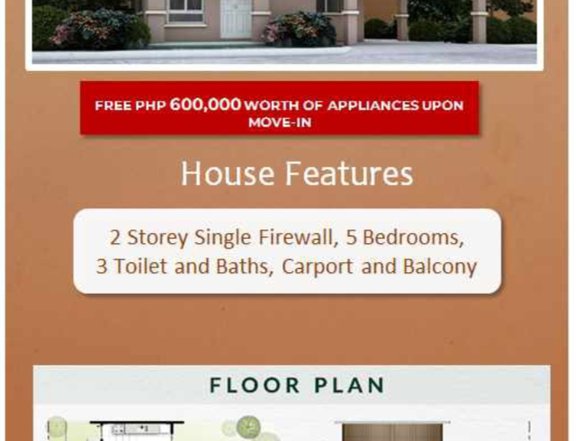 RFO Corner lot  5-bedroom house for sale in Subic, Zambales