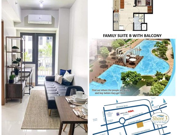1-bedroom Condo Rent-to-own Pasay City only 5% DP to move in