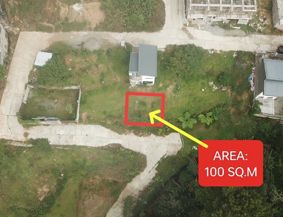 100 SQ.M RESIDENTIAL LOT FOR SALE IN IRISAN BAGUIO CITY