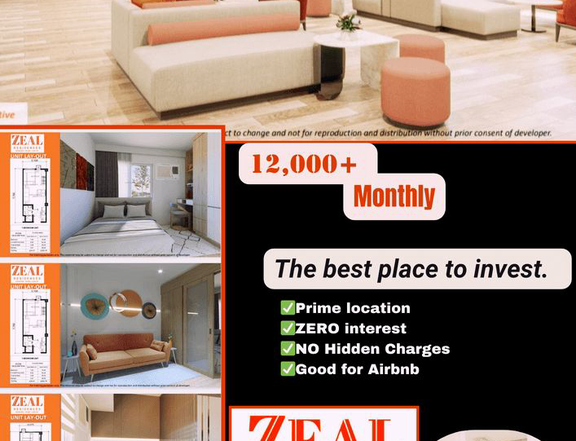 24.00 sqm 1-bedroom Condo For Sale in Cavite Economic Zone