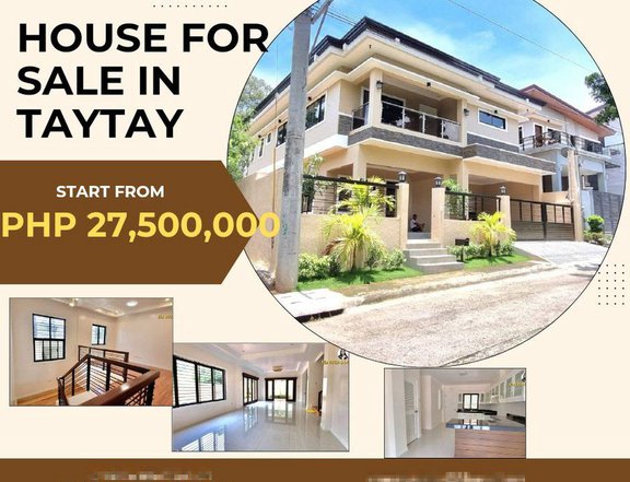 5-bedroom Single Attached House For Sale in Taytay Rizal