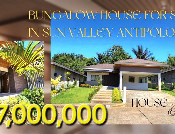 2-bedroom Bungalow Single Detached House For Sale in Antipolo Rizal