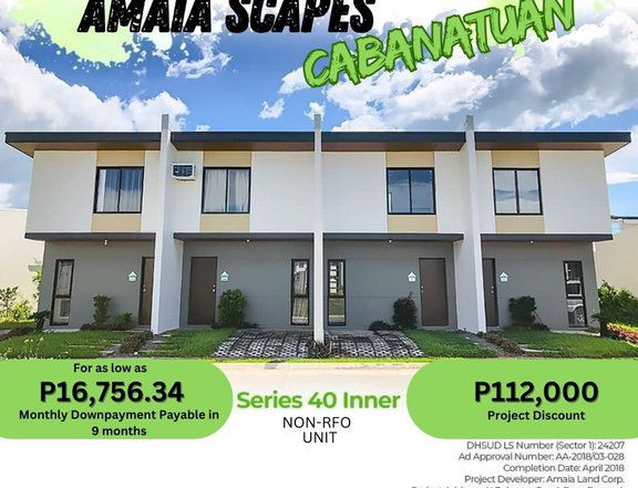 AMAIA SCAPES CABANATUAN (HOUSE & LOT-BARE FINISHED TURNOVER)  Location: Bangad Cabanatuan City