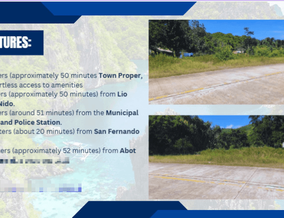 13-hectare titled property strategically located along El Nido's National Highway