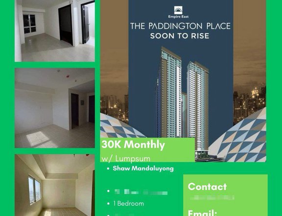 36.56 sqm 1- BR  Condo For Sale in Mandaluyong Rent To Own