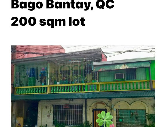 House and Lot for sale in Bago Bantay Quezon City