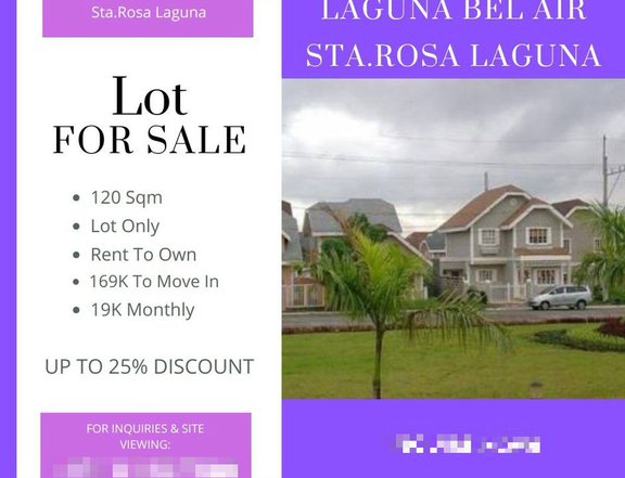 120 sqm Residential Lot For Sale in Santa Rosa Laguna