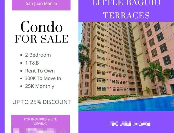 San Juan Condo near Araneta Cubao Rent To Own