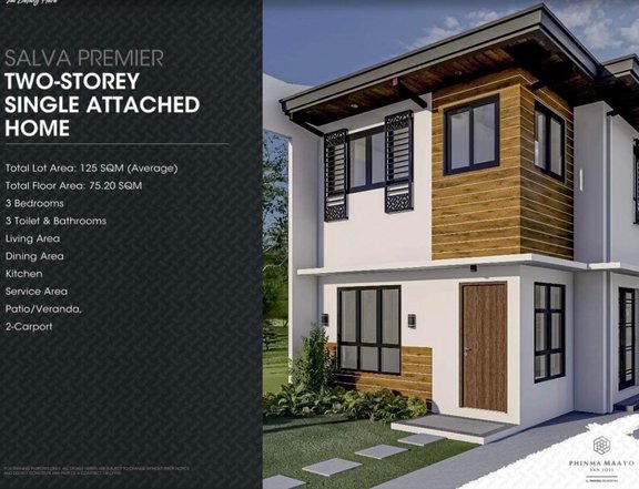3 BR Single Attached House in San Jose Batangas PHINMA Maayo