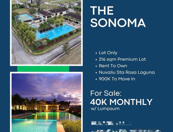 216 sqm Residential Lot For Sale in Nuvali Santa Rosa Laguna The Sonoma Residences