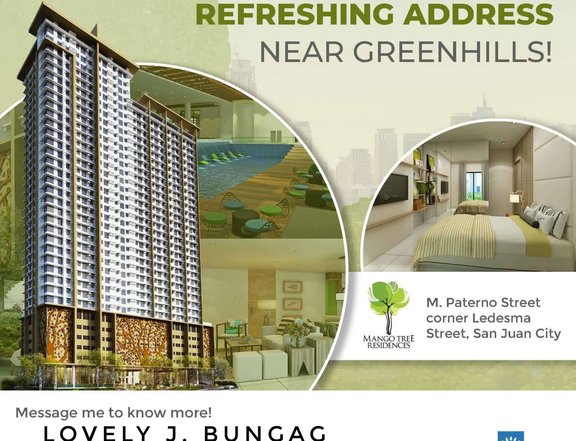 Pre-selling Units near Greenhills San Juan- 13k MONTHLY NO DP NEEDED