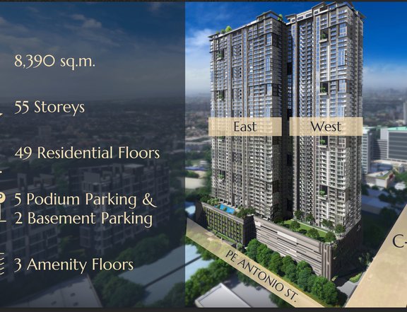 46.50 sqm 1-bedroom Condo For Sale in Pasig Metro Manila
