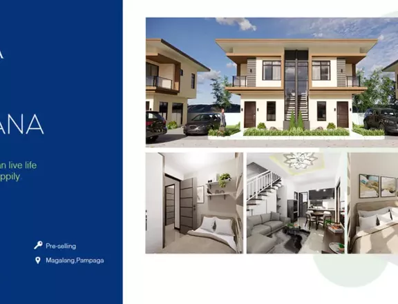 3-bedroom Duplex / Twin House in HAMANA HOMES in Magalang Pampanga