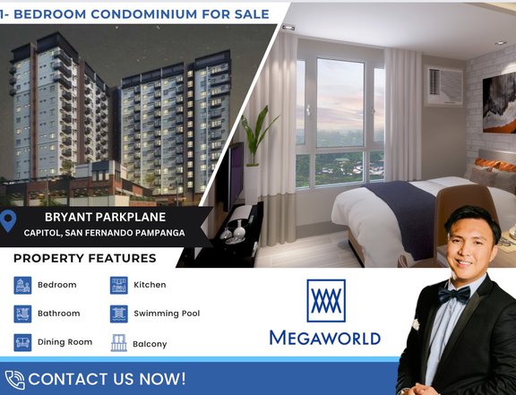 1 Bedroom Condominium For Sale in Bryant Parkplane Capital Town Pampanga by Megaworld