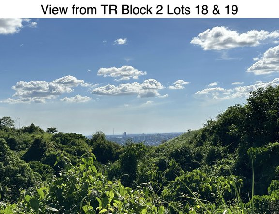LOTS FOR SALE WITH CITY VIEW