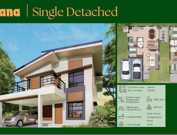 Furnished 5-bedroom Single Detached Ariana Model at Bel-Air Villas Lipa Batangas