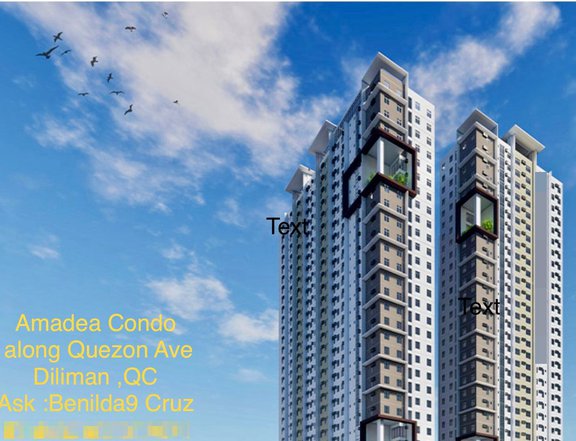 46.00 sqm 2-bedroom Condo For Sale in Quezon City / QC Metro Manila