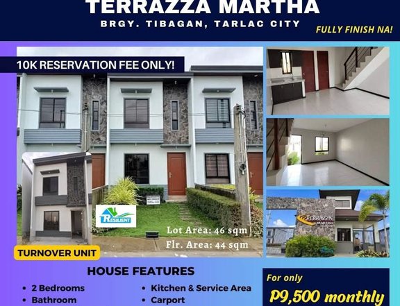 Ready For Occupancy 2-bedroom Townhouse For Sale