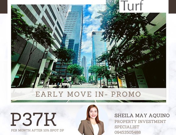 AVIDA Turf BGC 3BR Ready For Occupancy 37k/mos. for 48mos after 10% DP