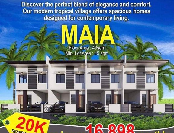 Townhouse for Sale 17 mins away from J Castle Tanauan BATANGAS