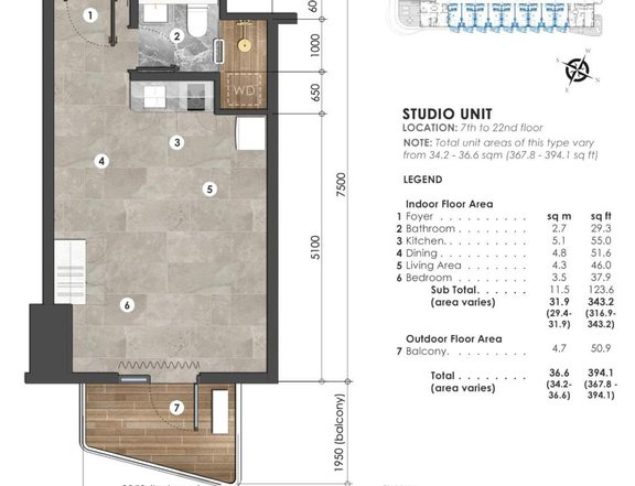 Landco Pacific Corporation- 36.60 sqm Studio Condotel For Sale in The Spinnaker ny Club Laiya