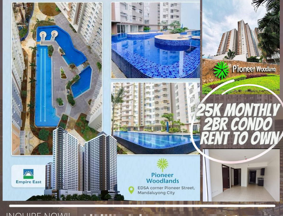 RUSH 2BR Condo in Pioneer Woodlands RFO 25/Month RFO Bran New